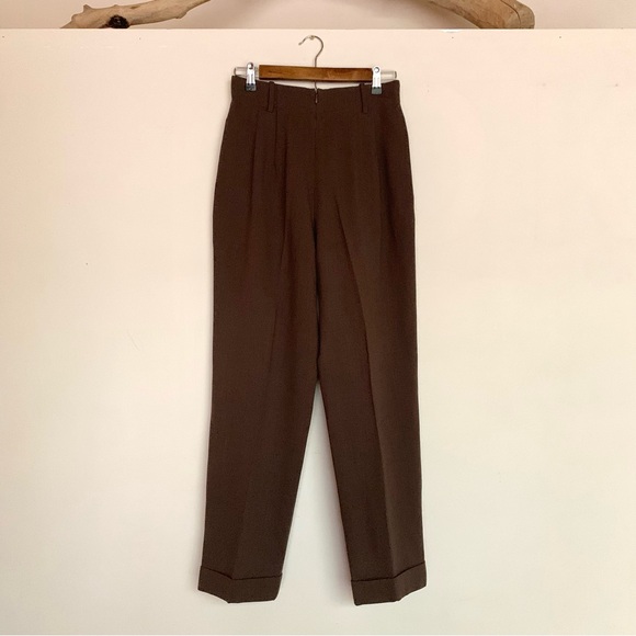 Vintage High waist Pleated Trousers - Picture 2 of 6